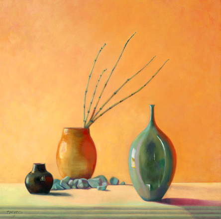 Still Life with Green Vase